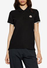 Moncler Logo Patch Polo T-shirt Black K20938A00004 84720-999