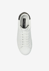 Dolce & Gabbana Portofino Leather Sneakers White CS2278 AF218-89697