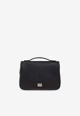 Dolce & Gabbana Logo-Engraved Saffiano Leather Bag Black BP3412 BG662-80999