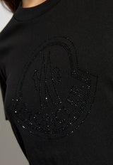 Moncler Studded Logo T-shirt Black K20938C00013 89AB2-999