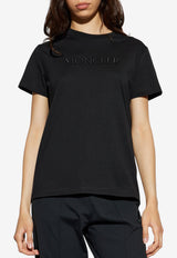 Moncler Logo Patch T-shirt Black K20938C00012 89AUO-999