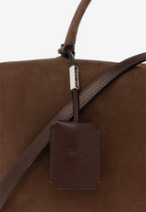 Max Mara Large Suede Holdall Bag Brown HOLDALLLSUEDE 2524516151-002