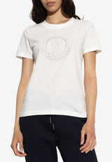 Moncler Studded Logo T-shirt White K20938C00013 89AB2-033