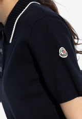 Moncler Piqué Knit Polo T-shirt Navy K20939A00004 M1113-742