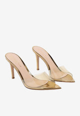 Elle 85 Transparent Band Leather Mules