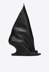 Rick Owens Cantilever 80 Strutter Sandals in Leather Black RP01F6812LCN_09