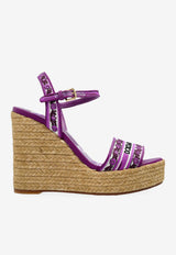 Dolce & Gabbana100 Floral Printed Wedge Sandals