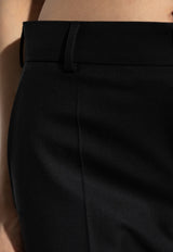 Moschino Tailored Straight-Leg Pants Black 252E A0306 5538-0555