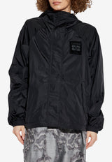 GANNI Hooded Bomber Jacket Black W0736 7065-099
