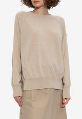 Moncler Relaxed Knitted Sweater Beige K20939C00008 M1223-21E
