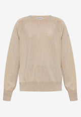Moncler Relaxed Knitted Sweater Beige K20939C00008 M1223-21E