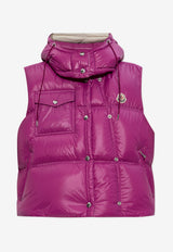 Moncler Pario Down Vest Fuchsia K20931A00096 596XE-551