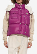 Moncler Pario Down Vest Fuchsia K20931A00096 596XE-551