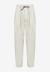 Pleated Wide-Leg Pants