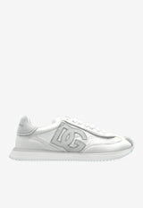 DG Cushion White Leather Sneakers