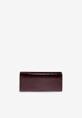 Roger Vivier Belle Vivier Clutch Bag Burgundy RAWAWSB4400UKP 0-1N29