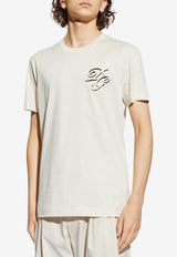 Dolce & GabbanaCalligraphic Embroidered T-shirt