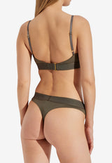 Tom Ford Signature Low-Waist Thong Green KNJ009 JEX166-FG789