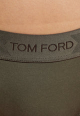 Tom Ford Signature Low-Waist Thong Green KNJ009 JEX166-FG789