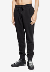 Dolce & Gabbana Logo Appliqué Track Pants Black GP07TZ G7PJ7-N0000