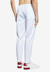 Dolce & Gabbana DG Logo Chino Pants White GW13EZ FUFNV-W0111