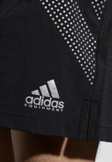 Adidas Originals Logo Print Shorts Black JV7648 0-BLACK