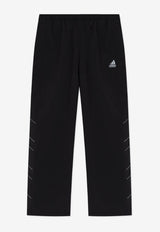 Adidas Originals Logo Print Track Pants Black JV7643 0-BLACK