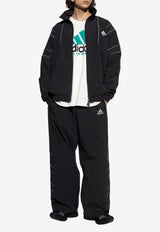 Adidas Originals Logo Print Track Pants Black JV7643 0-BLACK