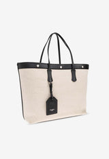 Dolce & Gabbana Atene Canvas Tote Bag Beige BM7806 AG440-8S469