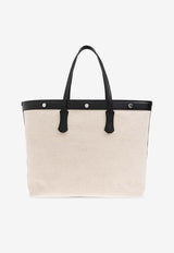 Dolce & Gabbana Atene Canvas Tote Bag Beige BM7806 AG440-8S469