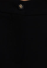 Dolce & Gabbana Straight-Leg Wool Pants Black FTC31T GDCSX-N0000