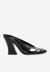 Givenchy 95 Patent Leather Sculpted Mules Black BE404 4E1K6-001