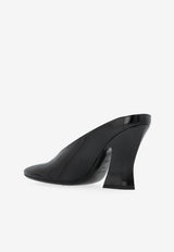 Givenchy 95 Patent Leather Sculpted Mules Black BE404 4E1K6-001