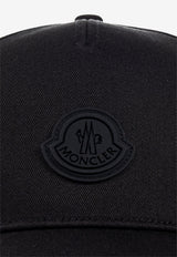 Moncler Logo Patch Baseball Cap Black K20933B00025 0U082-999