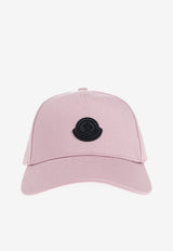 Moncler Logo Patch Baseball Cap Pink K20933B00025 0U082-54L
