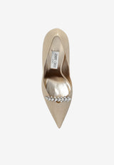 Jimmy Choo Belinda 90 Metallic Sheen Pumps Gold BELINDA PUMP 90 HRK-SOFT GOLD