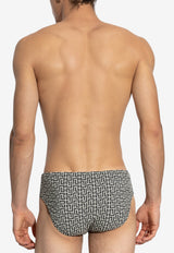 Balmain Monogram Swimming Briefs Monochrome BWB351510 0-104