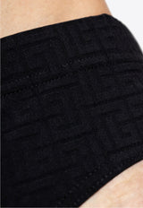 Balmain Monogram Swimming Briefs Black BWB351510 0-001