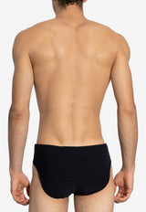 Balmain Monogram Swimming Briefs Black BWB351510 0-001