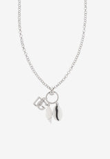 Dolce & Gabbana Pendant Chain Necklace Silver WNR5C2 W1111-87655