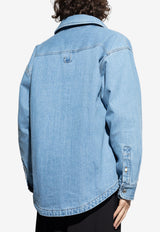 Jacquemus De-Nimes Logo Jacket Blue OUM00115 AD00017-33C