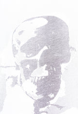 McQueen Skull Print Crewneck T-shirt White 839222 QTADV-909