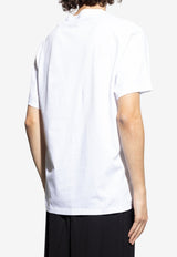 McQueen Skull Print Crewneck T-shirt White 839222 QTADV-909