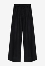 Max Mara Ori Wide-Leg Wool Pants Black ORI 2521136082-006