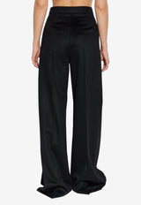 Max Mara Ori Wide-Leg Wool Pants Black ORI 2521136082-006