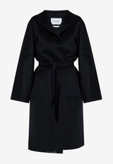Max Mara Lilia Belted Cashmere Coat Black LILIA 2521016061-004