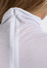 Jacquemus Spallina High-Neck Top White TSW00530 AJ00234-100