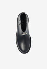 McQueen Platform Ankle Boots Black 826489 WIAER-1064