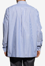 Etro Pegaso Long-Sleeved Stripe Shirt Blue MRIC0059 AR359-S8460