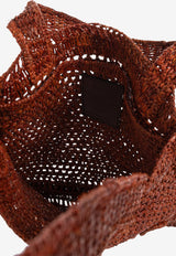 Chloé Summer Banana Raffia Tote Bag Brown CH25US901 P08-26M